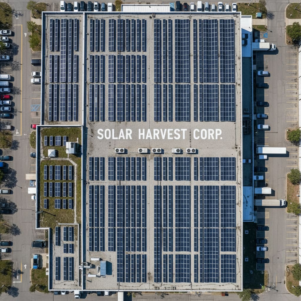 Gewerbliche Dachanlage